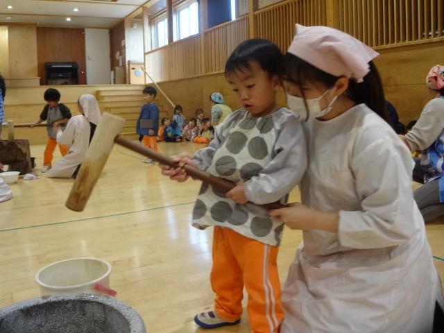おもちつきしました⭐