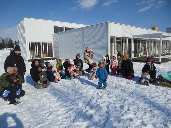 雪遊び⛄キッズガーデン