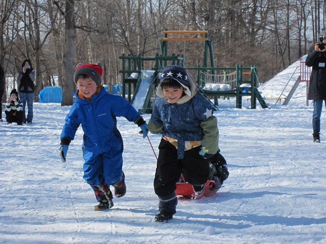 雪中レクリエーション❄
