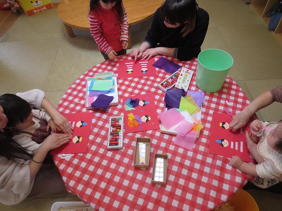 にこにこの日☺ひなまつり製作🎎